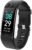 PunnkFunnk D115 Smart Band, Activity Tracker Fitness Band, Sleep Monitor, Step Tracking, Heart Rate Sensor, Kids Smart Watch for Men, Women, Black