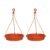 Radhe Bird Feeder Bowl, Birds Water Feeding Bowl with Hanging Hook, Bath tub for Cage and Garden Birds. (25×5 Cm)