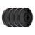 Amazon Brand – Symactive PVC 40 Kg Spare Weight Plates Combo Set (10 Kg x 4, Black)