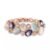 Shining Diva Fashion Latest Stylish Rose Gold Austrian Crystal Bracelet For Women And Girls (11942B), Free Valentine Gift for Girlfriend