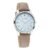 Titan Women’s Analog Blue Dial Beige Band Leather Watch