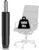 JDSHINE Office Chair Gas Lift Cylinder-Office Chair Replacement Parts,Universal Size Fits Most Chairs,Heavy Duty Gas Lift Hydraulic/Pneumatic Piston for Office Chair – Alloy Steel (Black) ee