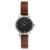 Titan Women’s Analog Black Dial Brown Band Leather Watch
