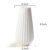 bvslf Flower Vase for Home Decor, Decorative Vase for Home Decor Center Table Bedroom Living Room & Office Decoration, Flower Holder, Flower Vase for Home Office Decor Set of 1, White Plastic Vase