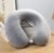 World Travel Neck Pillow Airplane Travel Accessories Essentials Comfortable Washable Cover Plane Neck Support Pillow for Neck Pain Relief Sleeping Grey (Grey)