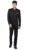 TAHVO Grey Notched Lapel Blazer with Hanky