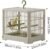 PetVogue Large Bird Cage for Parrots- Green, Bird House Cage Bird Carrier for Birds Parakeets Finches, Cockatiels, Lovebirds, Parrot, Budgies and Other Birds