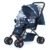 StarAndDaisy Stroller for Baby Boy & Girl 0 to 3 Years / Baby Stroller with Lightweight / Foldable Pram for Baby with 3-Point Safety Harness, Adjustable Backrest, 360° Swivel Wheel, Large Storage, Reversible Handlebar, Extended Mosquito Net (Sigma)