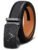 Contacts Genuine Leather Belt for Men with Autolock Buckle – Micro Adjustable Belt Fit Everywhere | Formal & Casual | Elegant Gift Box