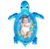 FIGMENT Tummy Time Mat Premium Baby Water Play Mat for Infants and Toddlers Baby Toys for 3 to 24 Months, Strengthen Your Baby’s Muscles, Portable (Water mat Turtle)