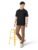 French Terry Oversized Cotton T-Shirt, Round Neck, Half Sleeve, Casual Wear | 100% Cotton Oversized T-Shirt | Unisex Drop Shoulder |Dye Washed Street Look.