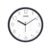 Amazon Brand – Solimo Plastic 11-Inch Classic & Modern and Stylish Silent Movement Analog Wall Clock – Black