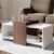 Royaloak Ivan Coffee Table | Engineered Wood | Melamine Finish | Bottom Shelf | Dual Color | Modern Design | Wooden Coffee Table