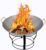 Lyrovo Bonfire Pit for Outdoor Campfire Bowl for Garden Use, Outdoor Camping Barbeque Making with Round Iron Stand