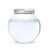 Foodie Puppies Transparent Round Plastic Aquarium Fish Bowl – (8inch) for Terrarium, Fish, Home, Flower Vase Decor and Office Decoration Ornaments | Unbreakable | Rust Resistant | Easy to Use