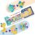 R for Rabbit Jingle Safari Infant Kids Rattles Toys Set for New Born Baby Lightweight 5 Pcs Combo Toy Set for 0 to 24 Month Children (Multicolor)