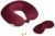 amazon basics Memory Foam Travel Neck Pillow with Eye Mask and Ear Plugs Combo, Unisex, U-Shaped, Maroon