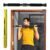 The Cube Club Premium Pull Up Bar Neo Big Home Workout Chin Up Bar Doorway with Bubble Meter | Extended Foam Grip (90cm-115cm) Hanging Rod for Height Increase (Load Capacity 200Kg, 1 Year Warranty)