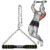 Slovic 5 FT Chin Up Bar [120 Kg Capacity] | Gym Epuipment for Home Workout | Pull up bar Wall Mounted Hanging Rod for Height Increase for Kids & Adults| Anti Skid Grip Chin up bar for Home Workout