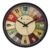 Amazon Brand – Solimo 12-Inch Plastic & Glass Analog Wall Clock – Classic Roulette (Silent Movement, Black Frame)