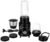 AMAZON BASICS NUTRI BLENDER WITH THREE JARS AND LIDS, STAINLESS-STEEL BLADES, ANTI-SKID (500 W, 21000 RPM, 600 ML BLENDING JAR, 300 ML GRINDING JAR AND 400 ML CHUTNEY JAR)