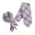 Peluche Perfectly Styled Blue Neck Tie & Pocket Square Set for Men
