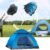 Homaxa Polyester, Fiberglass, Aluminum, Fabric Tents For Camping, 2-3 Person Camping Tent, Dome Tent, Double-Layer Waterproof Family Tent For Hiking Backpacking | 213 X 152 X 111 Cm | Multicolor
