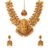 Yellow Chimes Jewellery Set for Women Gold Plated Traditional Temple Jewelry Set Antique Necklace Set with Earrings and Maangtikka for Women and Girls