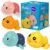 Set of 4 Bath Toys, Cute Swimming Bath Toys for Toddlers 1-3, Floating Wind Up Toys for 1 2 3 4 5 Year Old Boy Girl, New Born Baby Bathtub Water Toys, Preschool Toddler Pool Toys (Pack of 4)