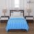 Status All Season Multipurpose Polar Fleece/Summer AC Blanket/Single Bed Blanket/Light Weight Blanket (Blue)