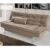 AMATA Eagle 3 Seater Sofa Cum Bed Camel Suede velevt fabricwith Two Cushions Perfect for Home Living Office Room and Guests (Camel, Medium)(3 Years Warranty)