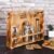 Bar Box 19-Piece Cocktail Shaker Set with Rustic Wood Stand – Bartender Kit & Mini Bar – Perfect Bar Set for Drinks at Home – Includes Wine Bottle Opener and Bar Accessories