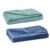 UrbanLeaf Microfiber Large Bath Towel | Quick Dry Super Absorbent – Bath Towel for Men and Women | Navy Blue & Green | Towel for Bath, Travel, Gym, Beach, Pool, and Yoga (70 X 140 CMs)
