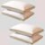Homerz Set of 4 Gusset Pillow, 3D Conjugated Fiber Filled, Adequate Firmness and Support, 17 X 27 Inch Size, Conjugated Microfiber, White (Goldstar – 4pc)