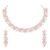 Atasi International Crystal Necklace Jewellery Set with Earrings for Women & Girls – Ideal for Party, Wedding, Festive Occasions