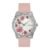 GUESS Silicone Analog Silver Dial Women’s Watch-U1399L1M, Band_Pink