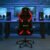 Amazon Basics Euphora Gaming Chair | Ergonomic Design | Enhanced Comfort, Adjustable Lumbar Support | 72.3 L x 55.8 W x 12.95 H cm | Red & Black