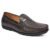 BARBATO Men’s Genuine Leather (NDM Leather) Handmade Brown Brush Off Loafer Shoes