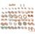 Shining Diva Fashion 30 Pairs Combo Set Latest Stylish Crystal Pearl Earrings for Women and Girls (15283er) Valentine Gift for Girlfriend