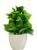 ATEVON Cotton White Pot Artificial Flower Plants: Ideal for Home Office Decor in Bedrooms, Living Rooms, and Balconies