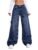 GRECIILOOKS Regular Fit Pant Baggy High Waist | Bell Bottom Jeans for Women