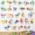 ‘Alphabets – Baby – Kids – Learning – Education – Nursery – Pre School – Kindergarten – Wall Sticker’ (Multi Colour, Vinyl – 110cm X 100 cm)