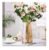 SPHINX Decorative Glass Vase for Flowers Plants Home Decor Office Living Table Decorations, Vases for Home Decor, Luster Glass Vase,Modern Glass Vase – (Crystal Amber, Approx 9 Inches Height)