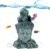 Kizzy Pets Aquarium Buddha Head Statue Decor Resin Hideout Cave Fish Tank Accessories for Natural Looking Sleep Rest Conceal Breed for Fish Shrimp