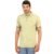 Caribbean Monk Men’s Bamboo Cotton Polo Neck Half Sleeve with 3 Button Solid Regular Fit Casual Tshirt
