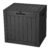 YITAHOME 30 Gallon Deck Box Outdoor Storage Box, Waterproof Resin Package Delivery and Storage Box with Lockable Lid for Patio Furniture Cushions, Pool Accessories, Garden Tools, Black