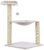 Amazon Basics Cat Tree with Hanging Ball & Scratching Posts for Indoor Cats & Kittens | Cat Tower | Climbing, Scratching | 49 x 49 x 131 cm | Beige