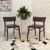 Eagle Furniture Solid Sheesham Wood Dining Chairs Only | Wooden Set of 2 Dinning Chair for Kitchen & Dining Room | Rosewood, Walnut Finish