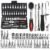 VERAT 46 in 1 Tool Kit/Screwdriver/Multi-Purpose Combination Tool Case Precision Socket Set/DIY Projects/Precision Screwdriver/Set for Game Console/Bike/Car/Home Tool Kit Set Wrench Set (Black)