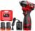 JPT 18V Pro Series Compact Impact Driver – 118ft-lbs Torque with Quick change 1/4″ Hex Shaft, 3-Speed Variable, Lightweight & Durable, Red